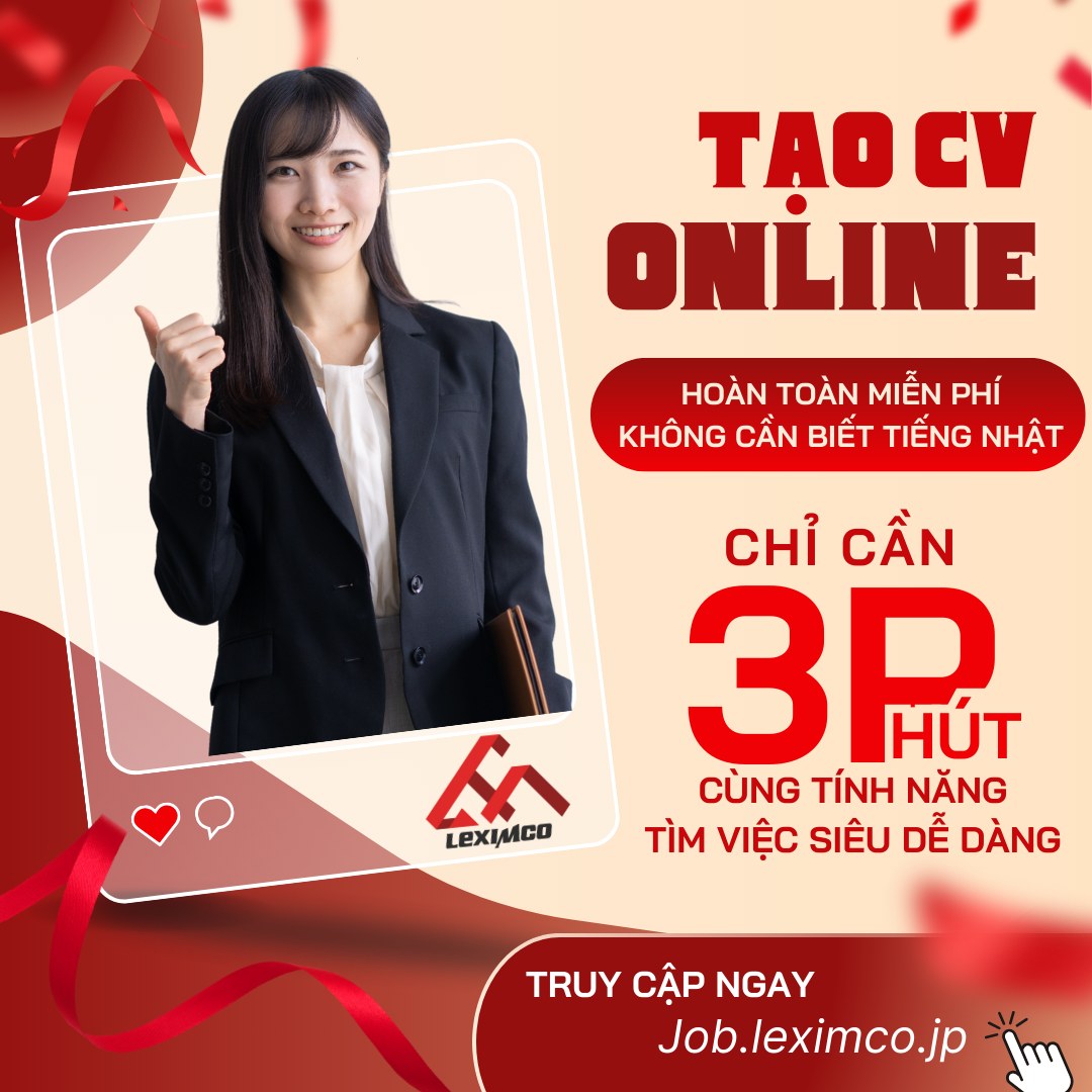 Tạo CV online miễn phí cùng Leximco