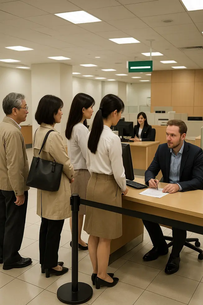 Ngân hàng Nhật Bản với dịch vụ tư vấn vay vốn cho người nước ngoài.
